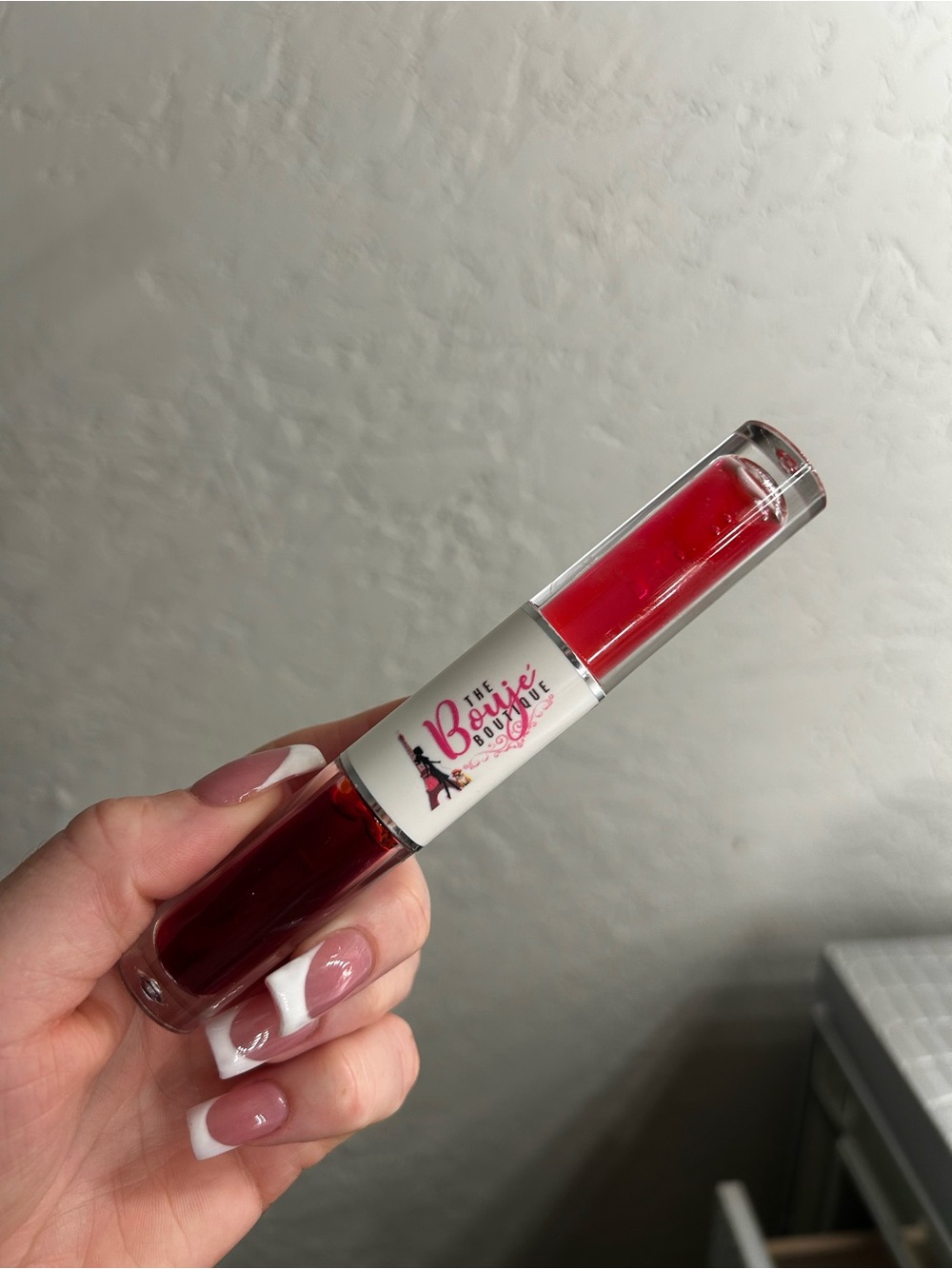 Dual-Ended Liquid Lipstick - Red